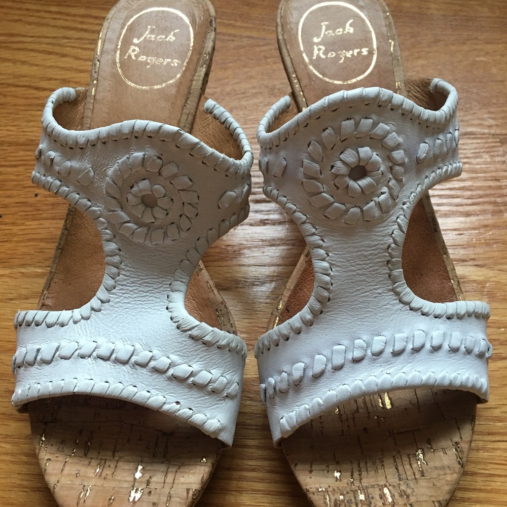 Jack Rogers Amelia Cork Wedge Sandal Size 7.5